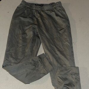 Nike Mens Size Medium Charcoal Jogger Pants